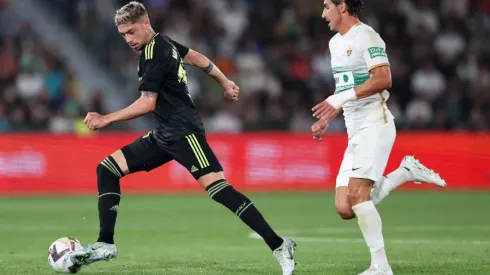 Federico Valverde of Real Madrid in the win against Elche CF
