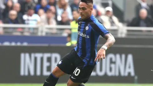 Lautaro Martínez in Inter against Salernitana