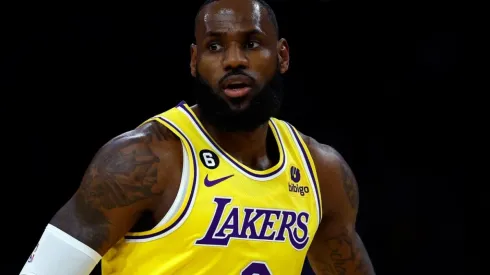 LeBron James of the Los Angeles Lakers