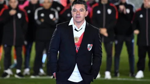 Marcelo Gallardo after his last home game coaching River Plate