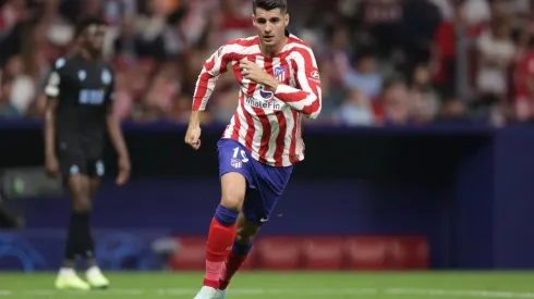 Alvaro Morata in Atletico Madrid vs Club Brugge
