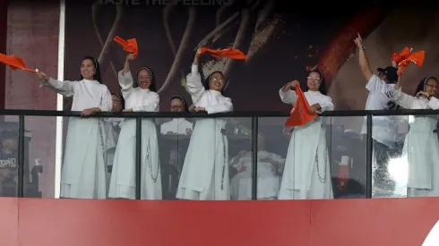 The Rally Nuns at Minute Maid Park in Houston
