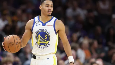 Jordan Poole of the Golden State Warriors