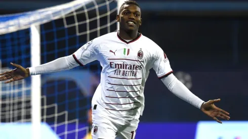 Rafael Leao of Milan against Dinamo Zagreb