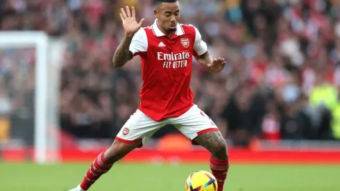 Gabriel Jesús at Emirates Stadium in the 5-0 win over Nottingham Forest
