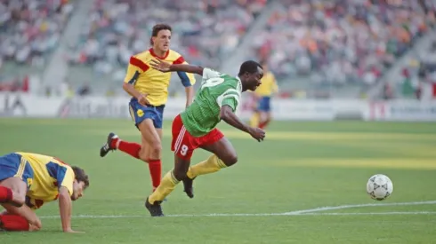 Roger Milla, African soccer legend
