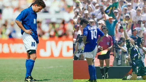 Roberto Baggio of Italy in the 1994 World Cup final
