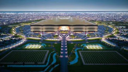 Impression of the Al Bayt Stadium in Al Khor City.
