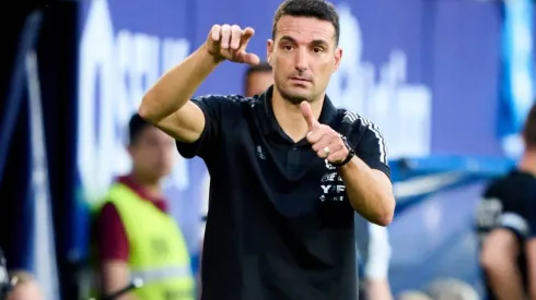 Argentina coach Lionel Scaloni.
