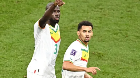 Kalidou Koulibaly of Senegal celebrates after scoring
