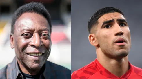 Pele and Achraf Hakimi
