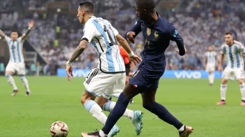 Angel Di María and Ousmane Dembele
