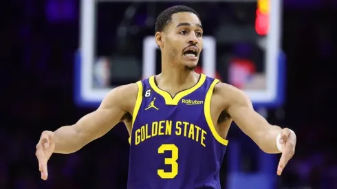 Jordan Poole of the Golden State Warriors