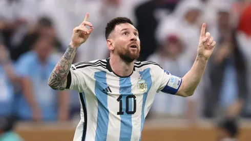 Lionel Messi of Argentina