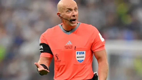 Szymon Marciniak at the Qatar 2022 World Cup final between Argentina and France
