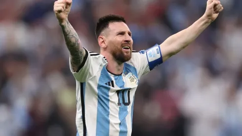 Lionel Messi at the Qatar 2022 World Cup final
