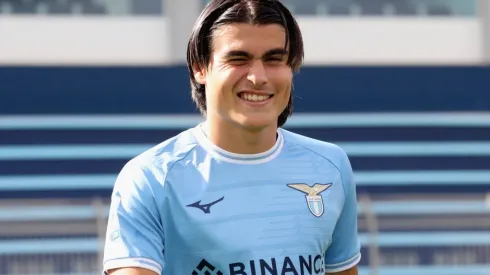 Luka Romero during the SS Lazio official team photo
