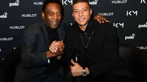 Pele and Kylian Mbappe
