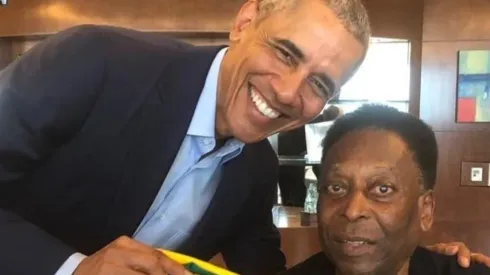 Barack Obama and Pele
