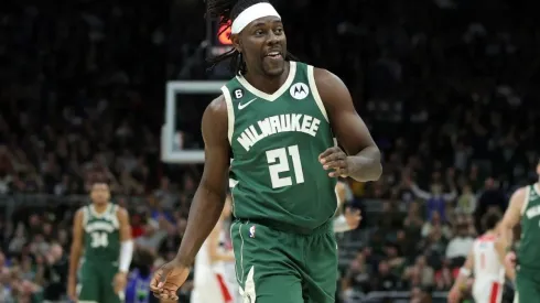 Jrue Holiday of the Milwaukee Bucks