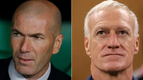 Zinedine Zidane and Didier Deschamps
