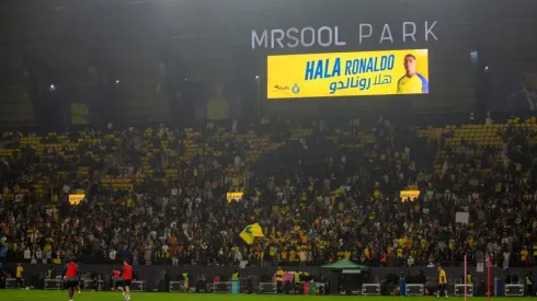 Fans cheer as Al-Nassr's
