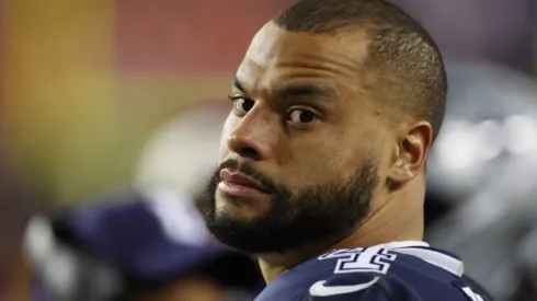 Dak Prescott quarterback of the Dallas Cowboys