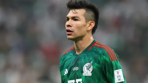 Hirving Lozano with Mexico during the Qatar 2022 World Cup
