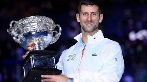 Novak Djokovic at the Australian Open 2023
