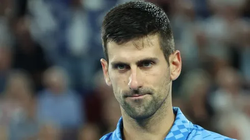 Novak Djokovic at the Australian Open 2023
