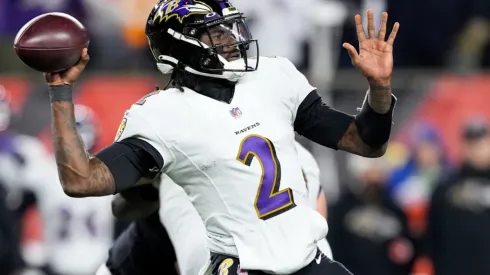 Tyler Huntley was the QB of the Ravens while Lamar Jackson was injured
