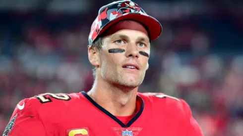 Tom Brady with the Tampa Bay Buccaneers
