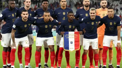 France's national team during the Qatar 2022 World Cup
