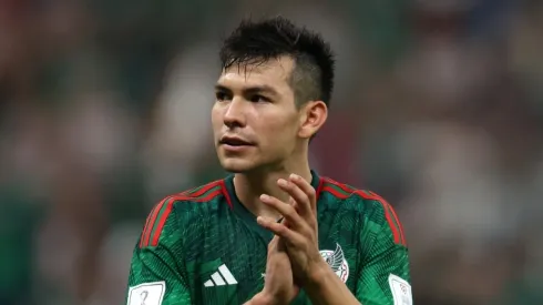 Hirving Lozano with Mexico during the Qatar 2022 World Cup