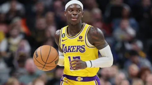 Dennis Schroder #17 of the Los Angeles Lakers
