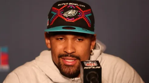 Jalen Hurts quarterback of the Philadelphia Eagles