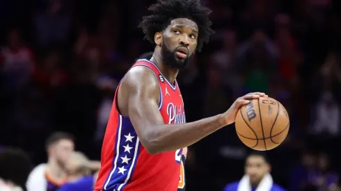 Joel Embiid #21 of the Philadelphia 76ers