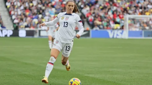 Alex Morgan #13 of the United States
