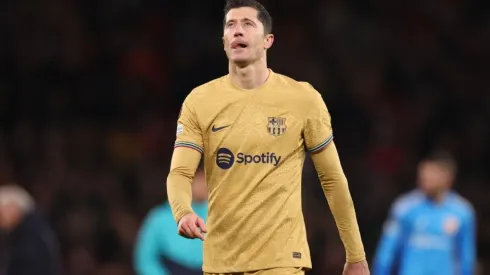 Robert Lewandowski of FC Barcelona
