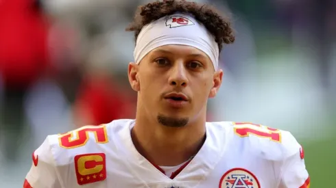 Patrick Mahomes quarterback of the Kansas City Chiefs
