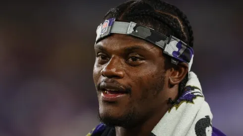 Lamar Jackson quarterback of the Baltimore Ravens