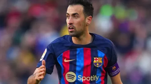 Sergio Busquets of FC Barcelona