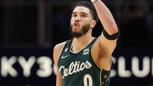 Jayson Tatum #0 of the Boston Celtics