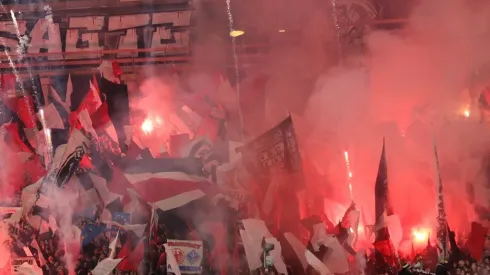 Frankfurt ultras created havoc in Naples.
