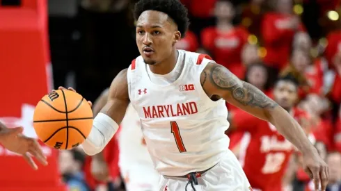 Jahmir Young with the Maryland Terrapins
