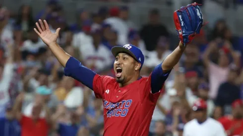 Edwin Diaz with Puerto Rico at the World Baseball Classic 2023 in Miami
