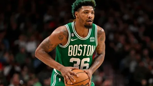 Marcus Smart #36 of the Boston Celtics
