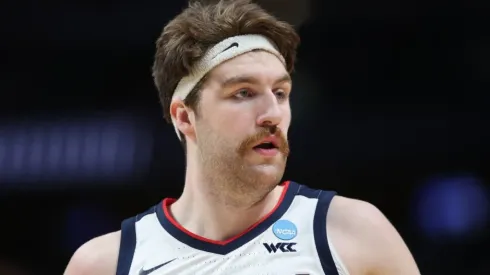 Drew Timme of the Gonzaga Bulldogs in the NCAA Men's Basketball Tournament