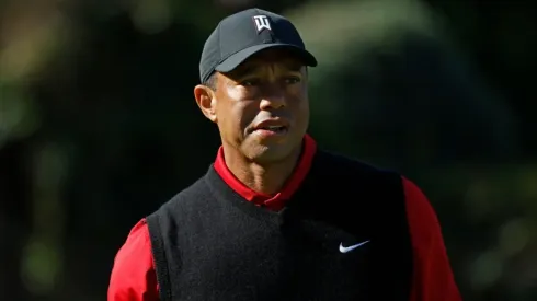 Tiger Woods at the 2023 Genesis Invitational at Riviera Country Club