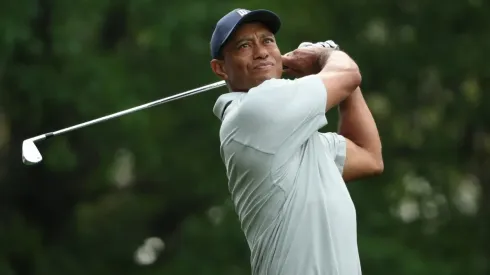 Tiger Woods at the 2023 Masters tournament